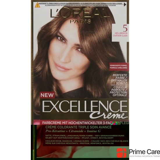 Excellence Cream Triple Prot 5 Light Brown buy online