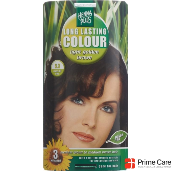Henna Plus Long Last Color 5.3 Light golden brown buy online