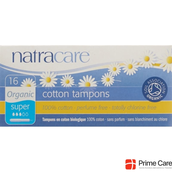 Natracare Tampons Super mit Applikator 16 Stück buy online