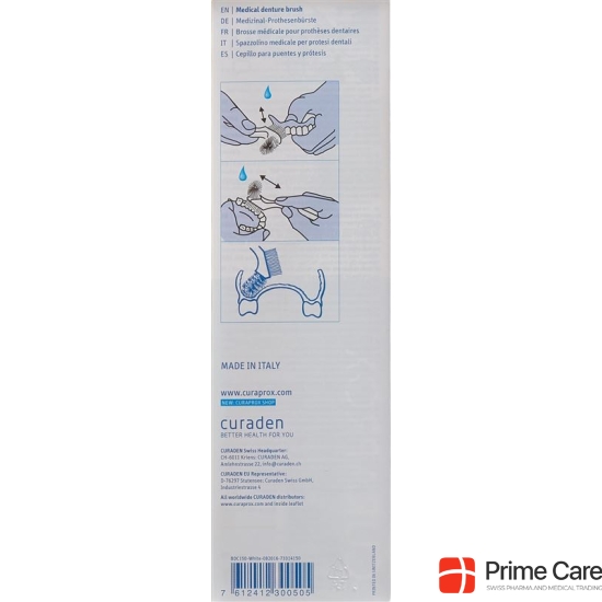 Curaprox Bdc 150 denture brush white buy online