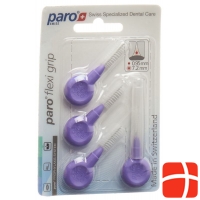 Paro Flexi Grip 8mm Mittel-Grob Violett 4 Stück