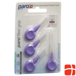 Paro Flexi Grip 8mm Mittel-Grob Violett 4 Stück