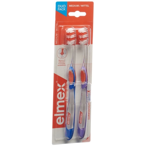 Elmex Kariesschutz Medium Zahnbürste Duo buy online