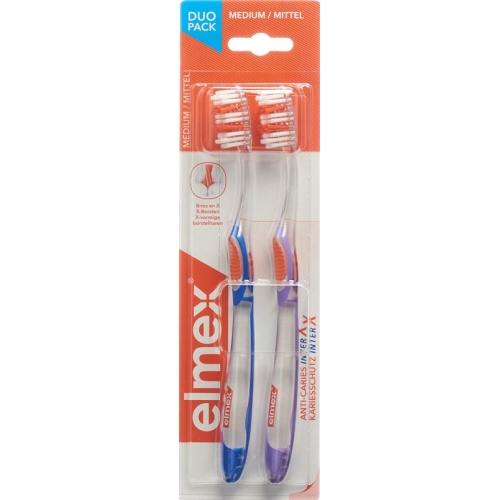 Elmex Kariesschutz Medium Zahnbürste Duo buy online