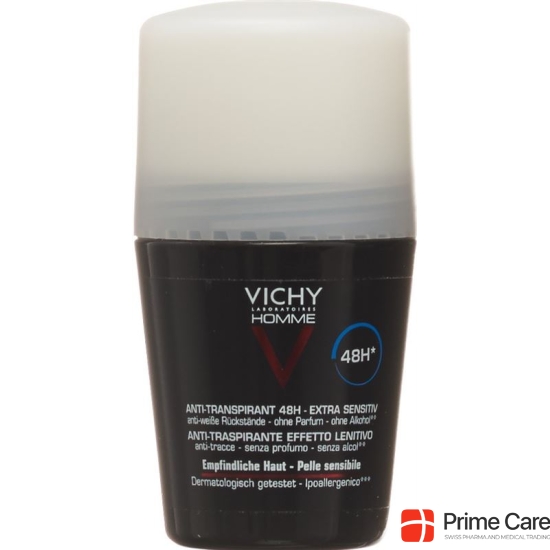 Vichy Homme Anti-Transpirant 48H Extra Sensitive Roll-On 50ml buy online