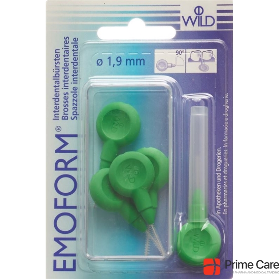 Emoform Interdentalbürsten 1.9mm Hellgrün 5 Stück buy online