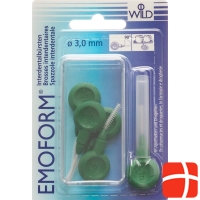 Emoform Interdentalbürsten 3.0mm Dunkelgrün 5 Stück