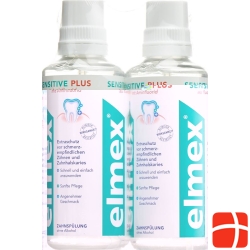 Elmex Sensitive Plus Zahnspülung Duo 2x 400ml