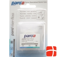 Paro Riser Floss 50m Waxed Mint with Fluoride