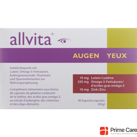 Allvita Augen Kapseln 90 Stück buy online
