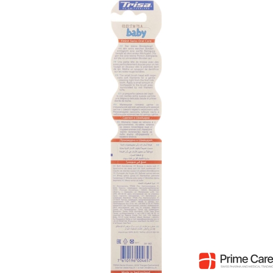 Trisa children's toothbrush baby 0-3 years buy online