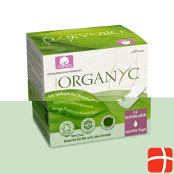 Organyc Slipeinlagen Gefaltet Light Flow 24 Stück
