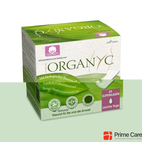 Organyc Slipeinlagen Gefaltet Light Flow 24 Stück buy online
