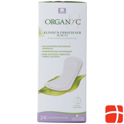Organyc Slipeinlagen Flach Light Flow 24 Stück