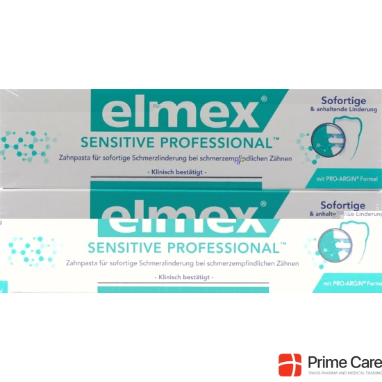 Elmex Sensitive Professional Zahnpasta Duo 2x 75ml buy online