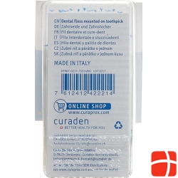 Curaprox DF 967 Flosspic Zahnstocher+ Seide 30 Stück