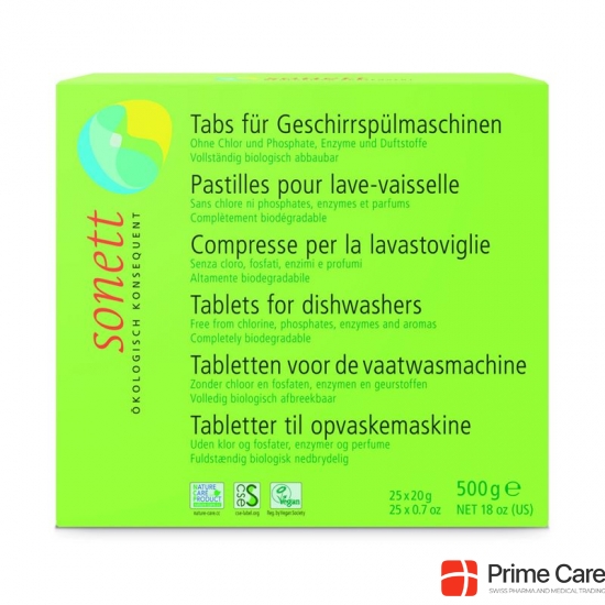 Sonnet tabs for dishwasher 25 x 20 g