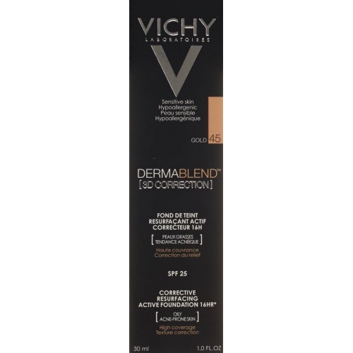 Vichy Dermablend 3D Correction 45 Gold 30ml buy online