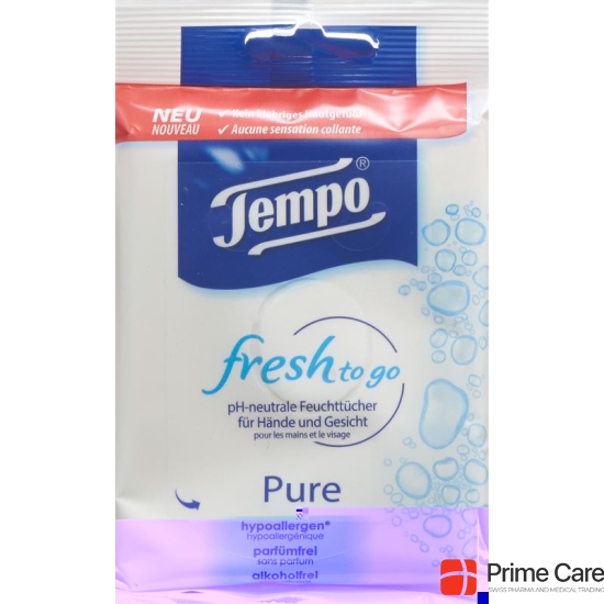 Tempo Fresh To Go Pure Tuecher 10 Stück buy online