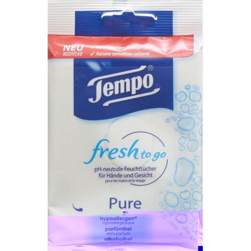 Tempo Fresh To Go Pure Tuecher 10 Stück buy online