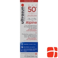 Ultrasun Alpine SPF 50 20ml + 2.3ml Lipstick