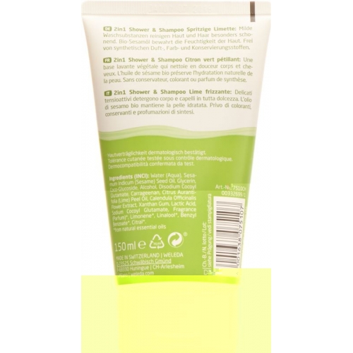 Weleda Kids 2in1 Shower&Shampoo Spritzige Limette150 Ml buy online