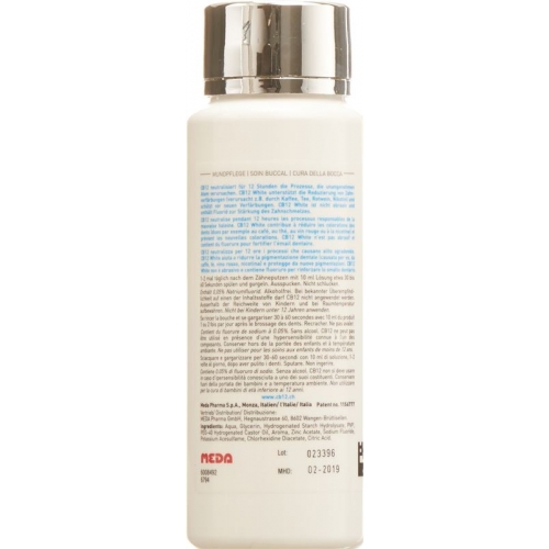 CB12 White Mouthwash Bottle 250ml buy online