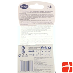 Erdatzrollen Scholl Velvet Smooth Pedi Roll Extra Stark Diamant 2 Stück