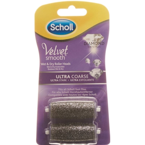 Erdatzrollen Scholl Velvet Smooth Pedi Roll Extra Stark Diamant 2 Stück buy online