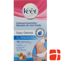 Veet Kaltwachsstreifen Bikini & Achseln Sensible Haut 8x 2 Stück