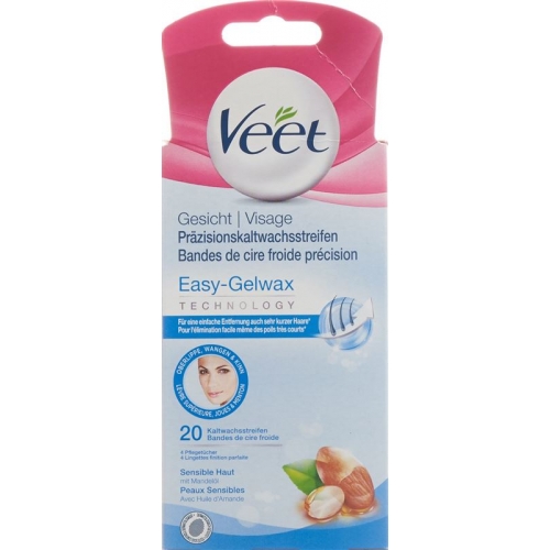 Veet Präzisions Kaltwachsstreifen Gesicht Sensible Haut 10x 2 Stück buy online