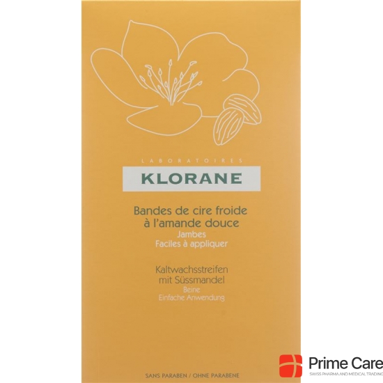 Klorane Enthaarungsstreifen Beine 2x 6 Stück buy online