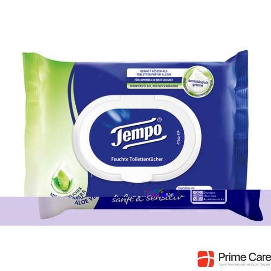 Tempo Feuchte Toilettentücher Sanft&sens 42 Stück buy online