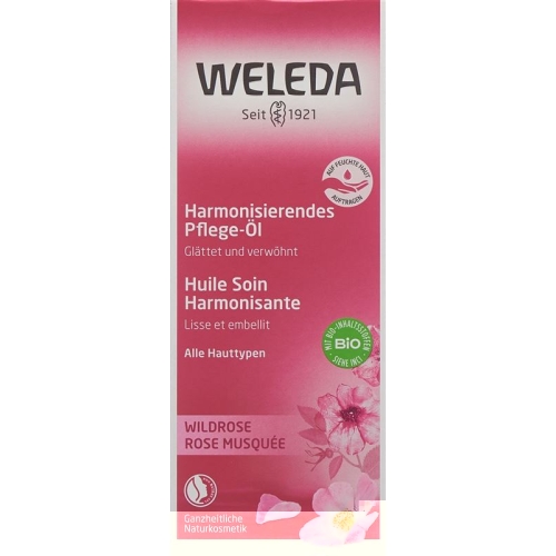Weleda Wildrose Harmonisierendes Pflege-Öl Glasflasche 100ml buy online