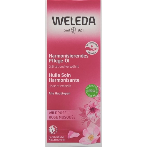 Weleda Wildrose Harmonisierendes Pflege-Öl Glasflasche 100ml buy online