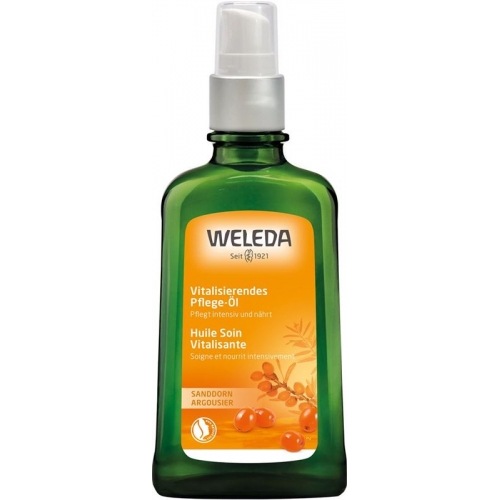 Weleda Sanddorn Vitalisierendes Pflege-Öl Glasflasche 100ml buy online