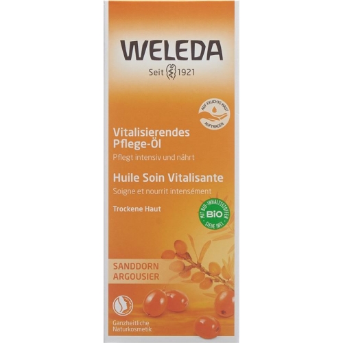 Weleda Sanddorn Vitalisierendes Pflege-Öl Glasflasche 100ml buy online