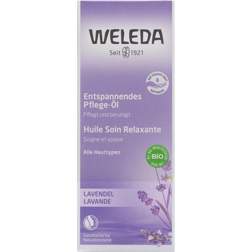 Weleda Lavender Relaxation Oil Glass Bottle 100ml buy online