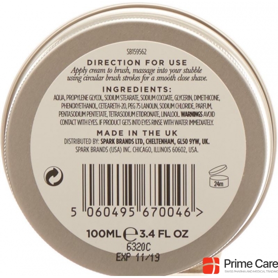 Hawkins & Brimble Shaving Cream Dose 100ml buy online