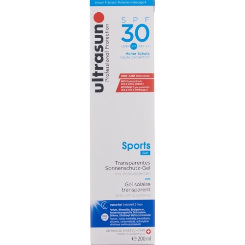 Ultrasun Sport Gel SPF 30 bottle 200ml buy online