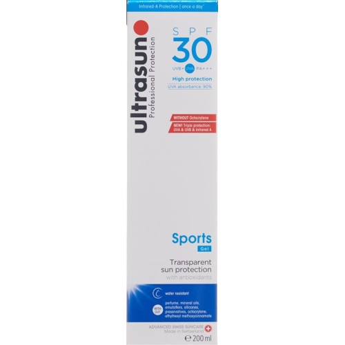 Ultrasun Sport Gel SPF 30 bottle 200ml buy online