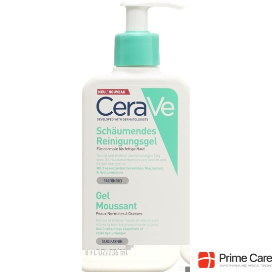 Cerave Foaming cleaning gel dispenser 236ml buy online