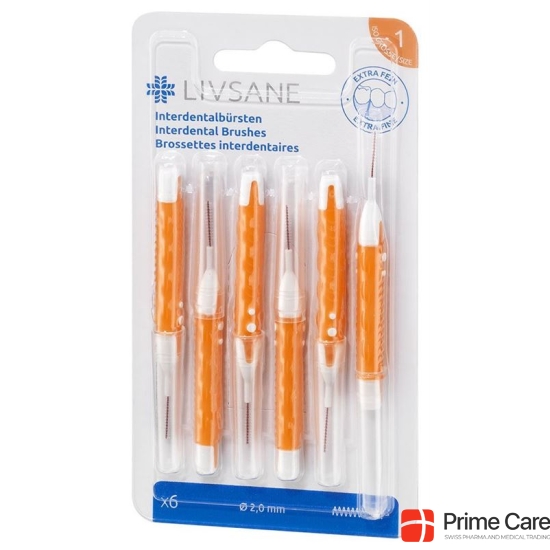 Livsane Interdentalbürsten Extra Fein 6 Stück buy online
