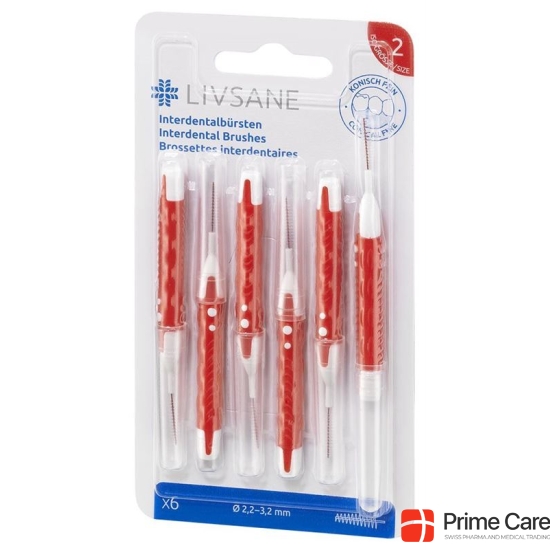 Livsane Interdentalbürsten Konisch Fein 6 Stück buy online
