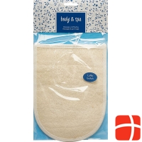 Herba massage glove Loofah and terry