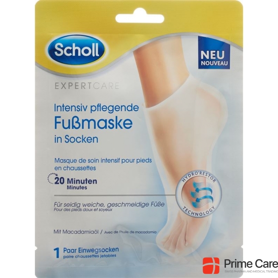 Scholl Intensiv Pflegende Fussmaske 2 Stück buy online