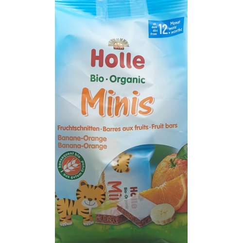 Holle Organic banana orange Minis Btl 100g