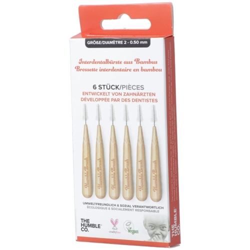 The Humble Interdentalbürste Bambus 0.5mm 6 Stück buy online