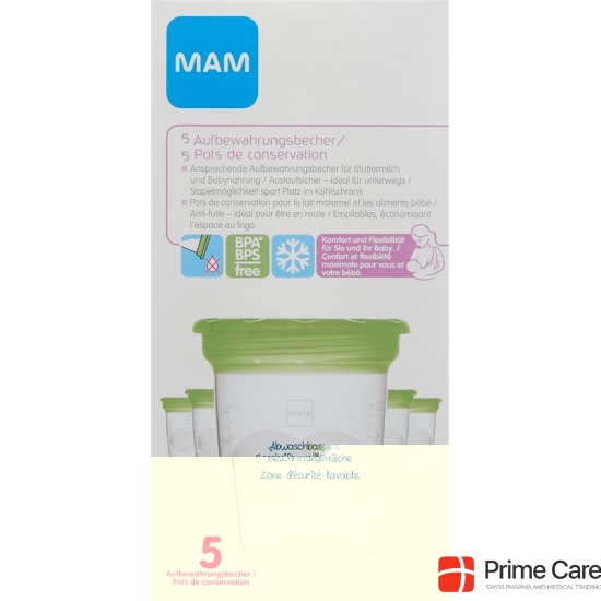 Mam Aufbewahrungsbecher 5 Stück buy online