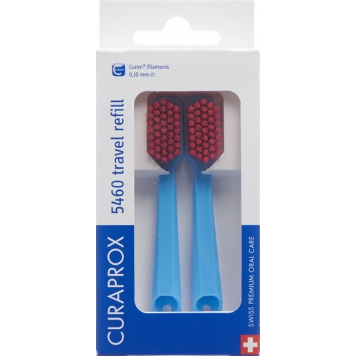 Curaprox Cs 5460 Duo Travel Ref Bürstenköpfe 2 S buy online